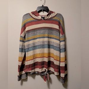 Womens Signature Studio Hooded Sweater Size XL